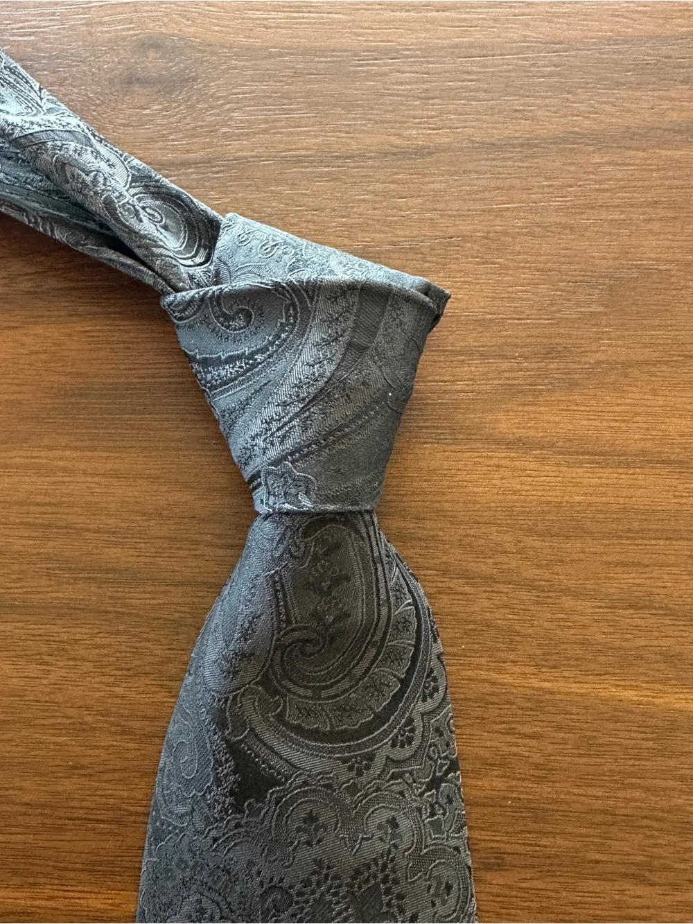 Hugo Boss Black Paisley Silk Tie